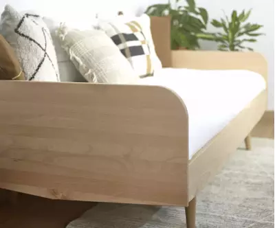 Lit banquette Kaitos adulte hêtre massif