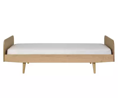 Lit Kaitos adulte en bois de hêtre massif avec matelas
