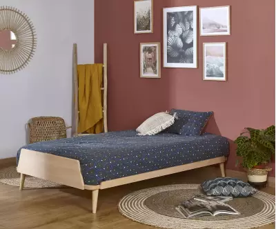 Lit Algol adulte bois avec matelas