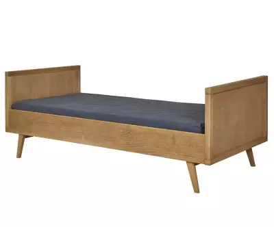Lit banquette adulte Calycé vue de 3/4 sans barrière