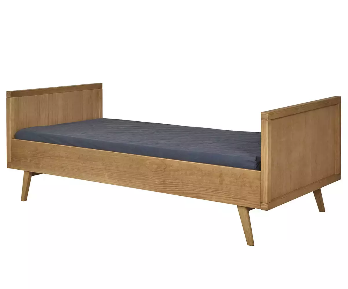 Lit banquette adulte Calycé vue de 3/4 sans barrière Lit banquette adulte Calycé vue de 3/4 sans barrière
