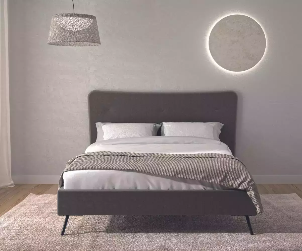 Lit Prosper gris anthracite Lit Prosper gris anthracite