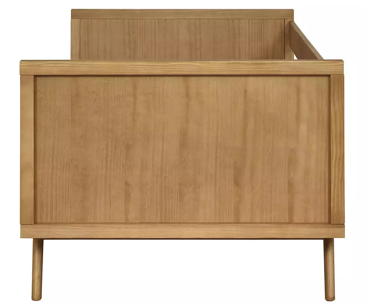 Lit banquette Calycé adulte vue de côté avec matelas Lit banquette Calycé adulte vue de côté avec matelas