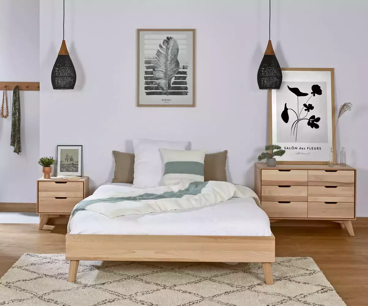 Pack lit avec sommier Caravel Pack lit avec sommier Caravel