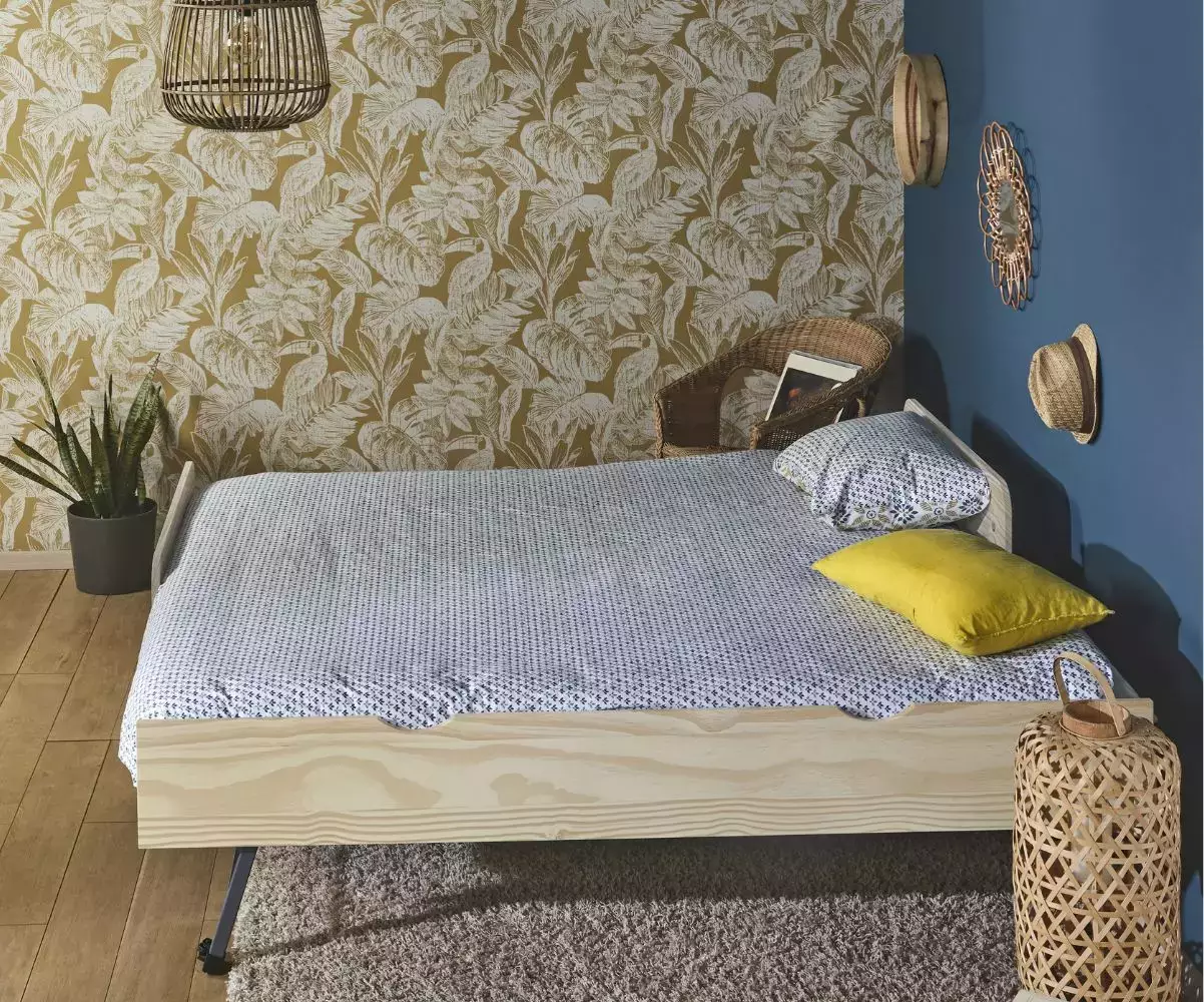 Lit gigogne Lanai bois déplié Lit gigogne Lanai bois déplié