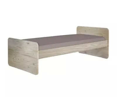 Lit Lanai en bois naturel