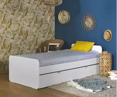 Lit Lanai blanc en bois