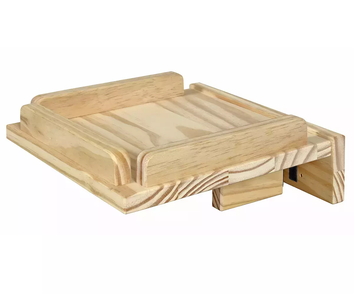 Tablette amovible en bois massif brut Tablette amovible en bois massif brut