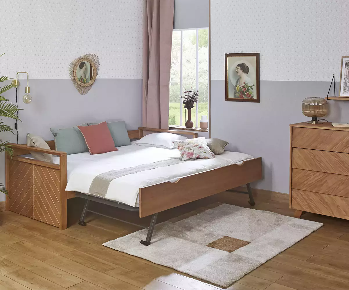 Lit banquette gigogne double Ponant Lit banquette gigogne double Ponant