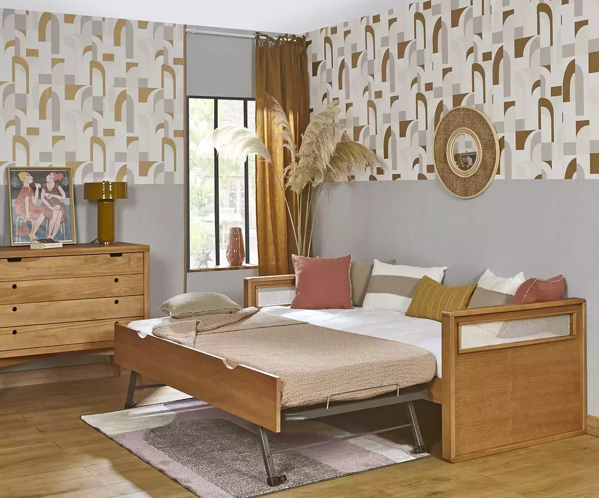 Lit gigogne adulte Levant avec matelas Lit gigogne adulte Levant avec matelas