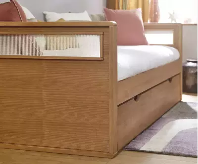 Zom lit gigogne banquette adulte Levant avec matelas