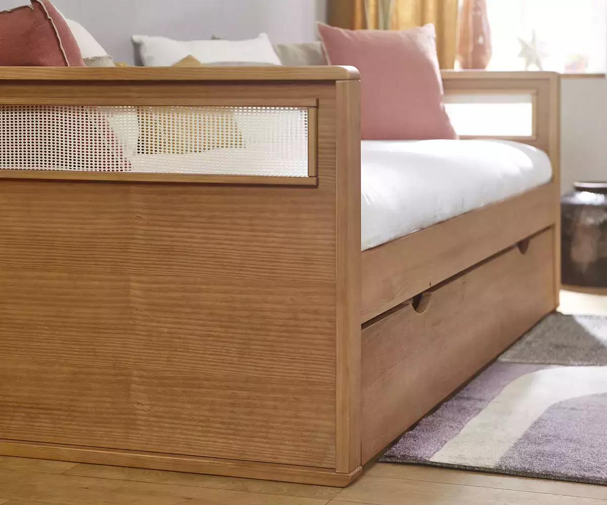 Zom lit gigogne banquette adulte Levant avec matelas Zom lit gigogne banquette adulte Levant avec matelas