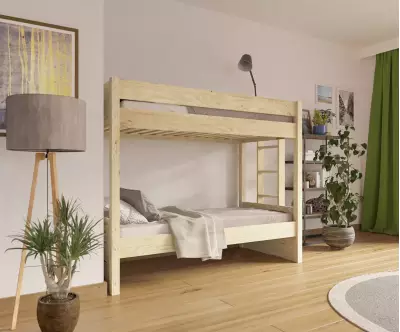 Lit superposé adulte Kupa bois échelle positionnable