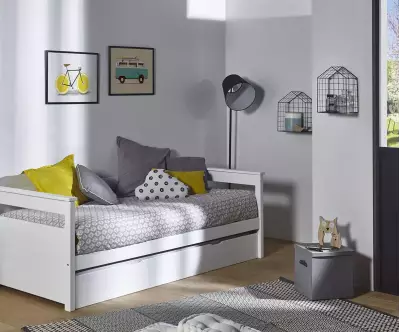 Pack Lit gigogne banquette Nuage avec matelas