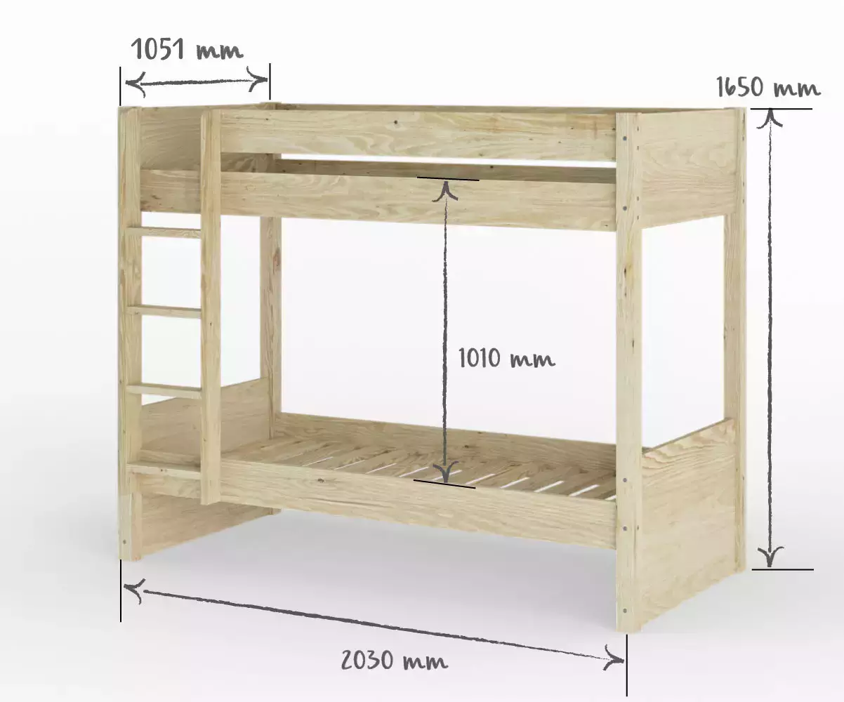 Dimension lit Javari 90x190 Dimension lit Javari 90x190