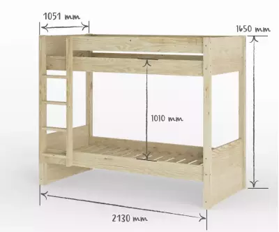 Dimension lit Javari 80x200
