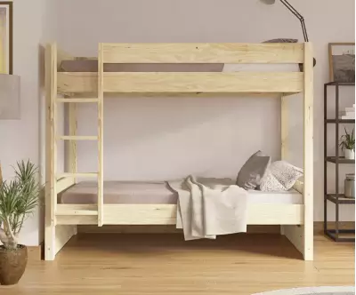 Lit superposé adulte Javari bois avec matelas