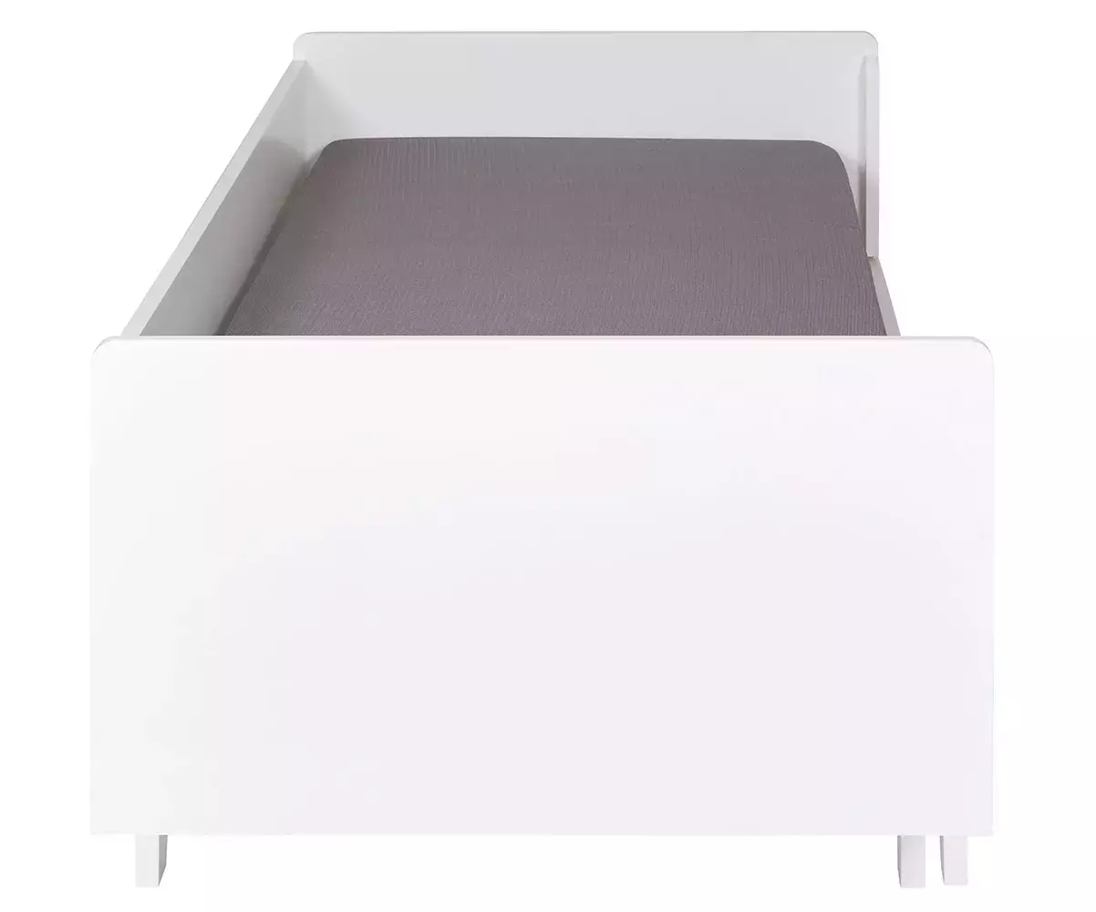 Lit gigogne adulte vue de côté Karv avec matelas Lit gigogne adulte vue de côté Karv avec matelas