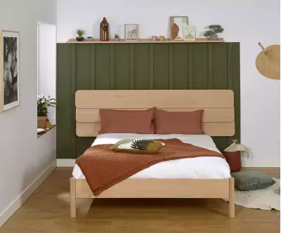 Lit Malau avec tête de lit Frégate met en valeur la décoration de votre pièce