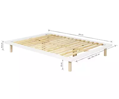 Dimensions du Lit Savo avec tête de lit Frégate
