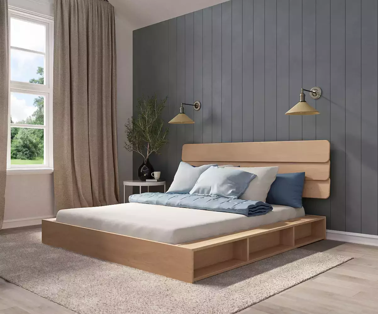 Lit Galion et tête de lit Frégate avec un couchage bas de grande qualité Lit Galion et tête de lit Frégate avec un couchage bas de grande qualité