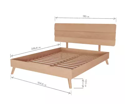 Taille Lit Caravel avec tête de lit Frégate
