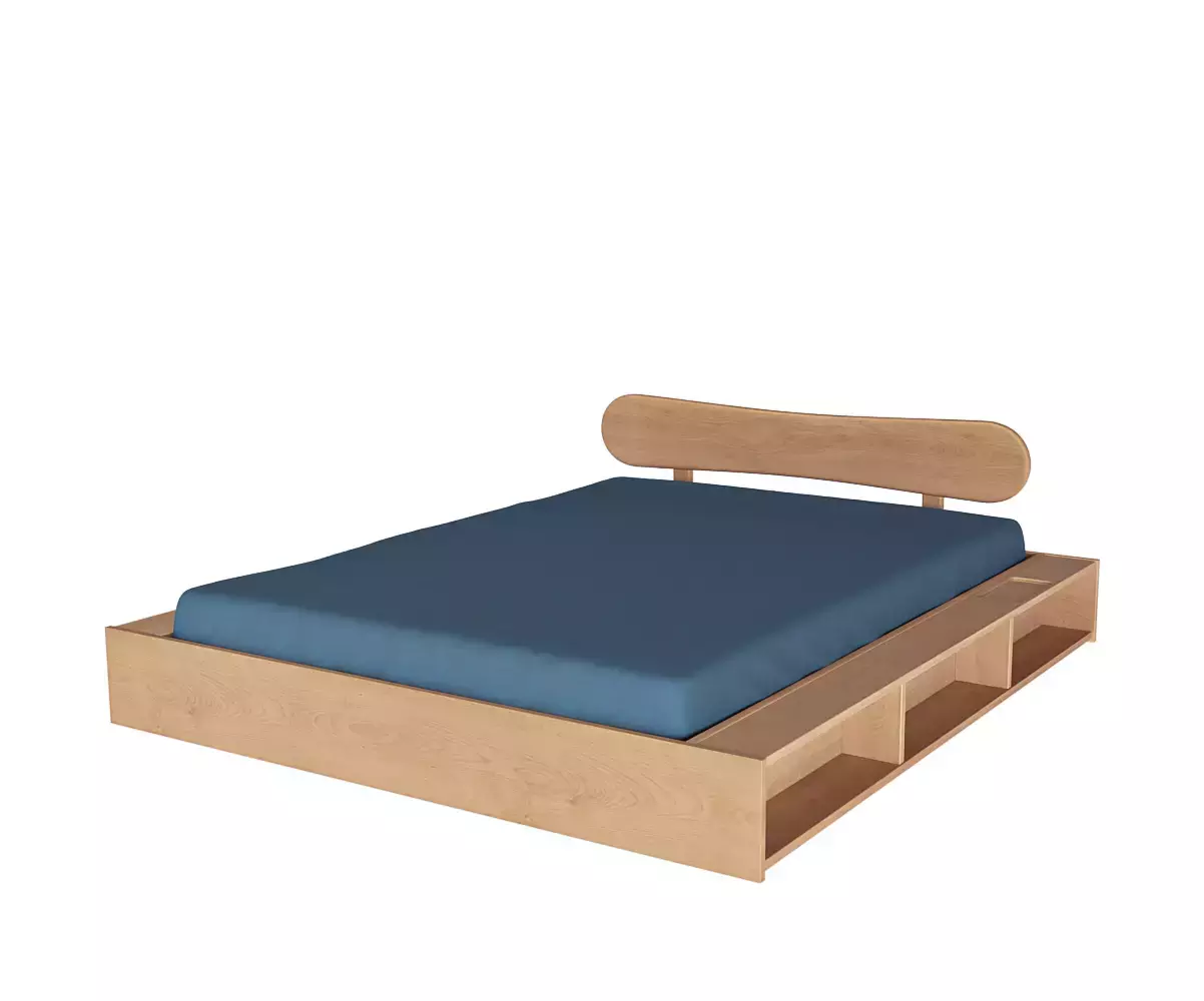 Lit Galion avec tete de lit Kauai supporte aisément deux personnes de 100 kg Lit Galion avec tete de lit Kauai supporte aisément deux personnes de 100 kg