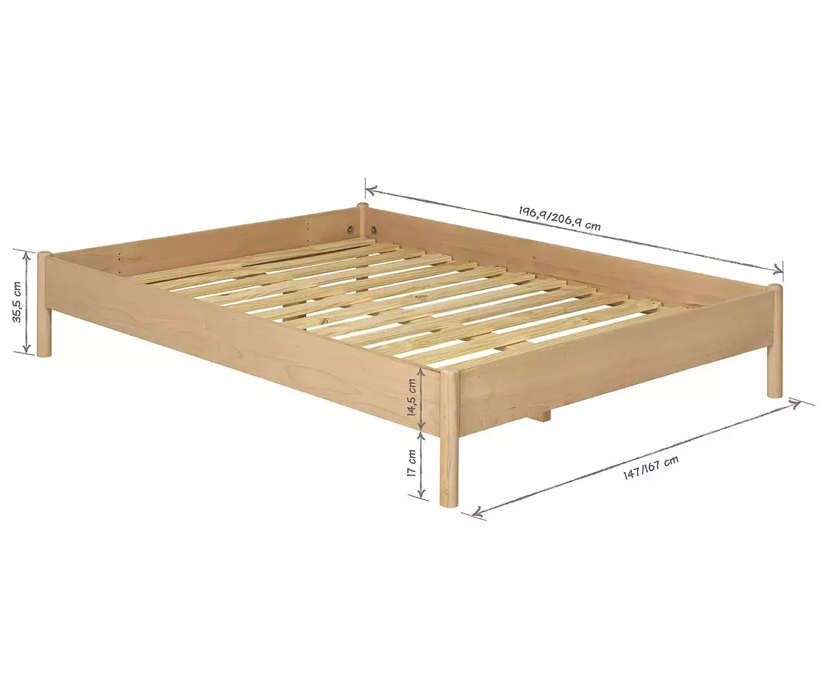 Dimension Lit Malau avec matelas Dimension Lit Malau avec matelas