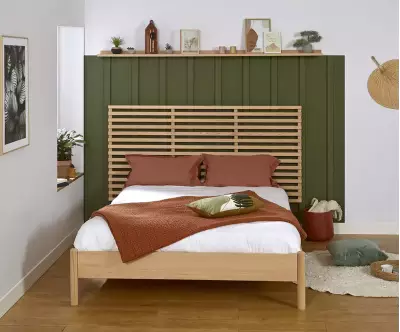 Lit Malau avec tete de lit Hooker permet de mieux optimiser la surface de votre chambre