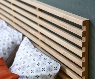 Lit Malau avec tete de lit Hooker met en valeur la décoration de votre pièce