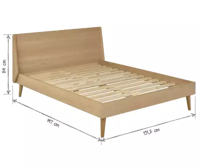 Dimensions lit Ridel 140 x190 cm
