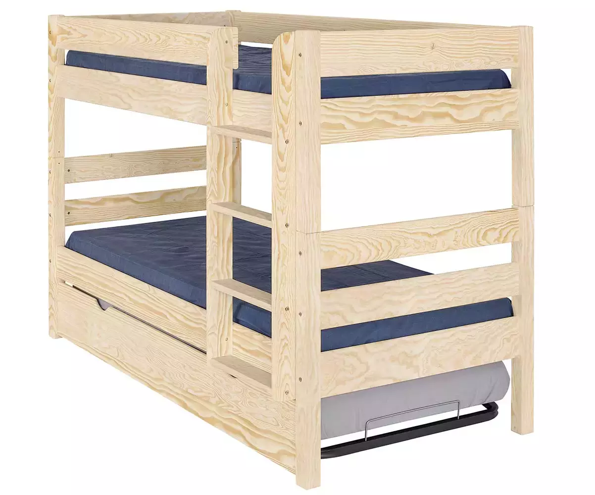 Lit superposé Écrin avec sommier gigogne Lit superposé Écrin avec sommier gigogne
