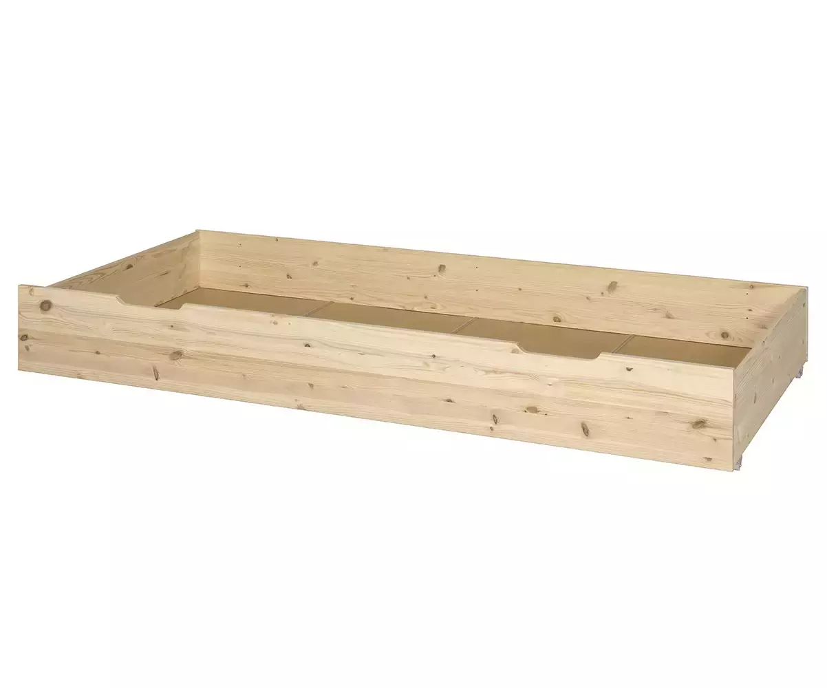 Tiroir de lit Rila bois naturel avec caisson bois naturel Tiroir de lit Rila bois naturel avec caisson bois naturel