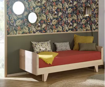 Couchage 2 places Hersé avec sommier peigne