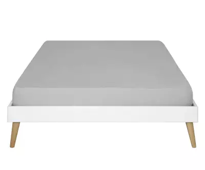 Lit avec pieds style scandinave