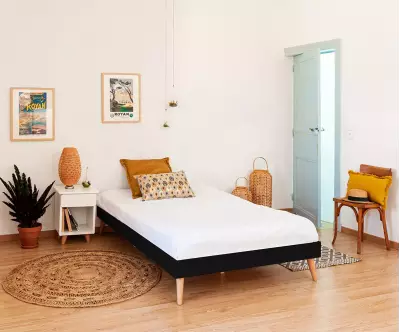 Lit Euphor avec sommier et matelas
