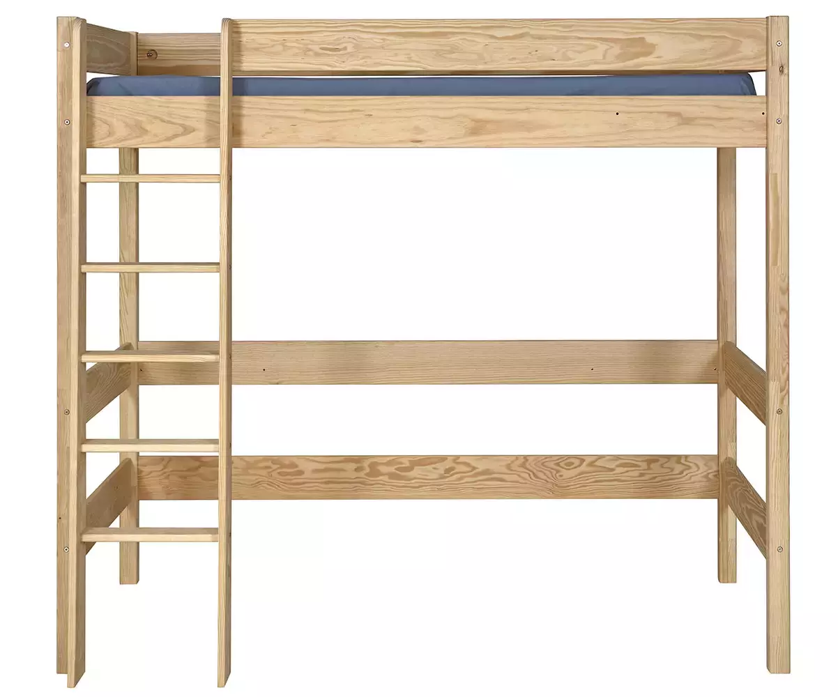 Lit mezzanine Douglas bois en pin massif Lit mezzanine Douglas bois en pin massif