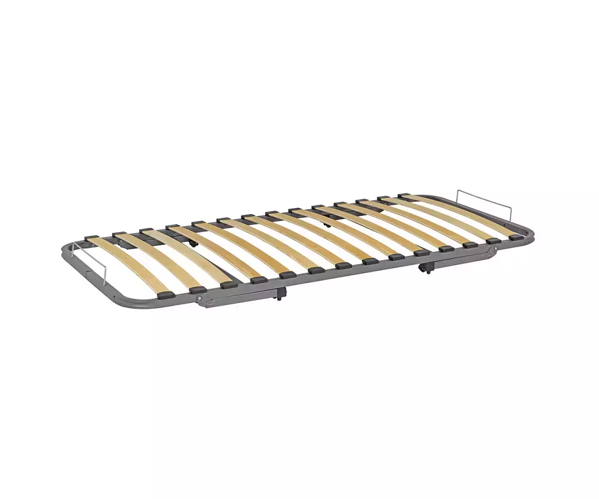 Sommier gigogne métal bas avec arrêt de matelas Sommier gigogne métal bas avec arrêt de matelas