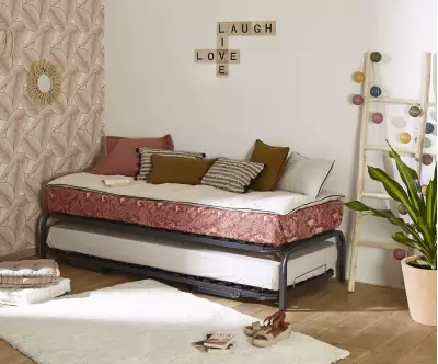 Ensemble sommier gigogne Morphée avec matelas en option