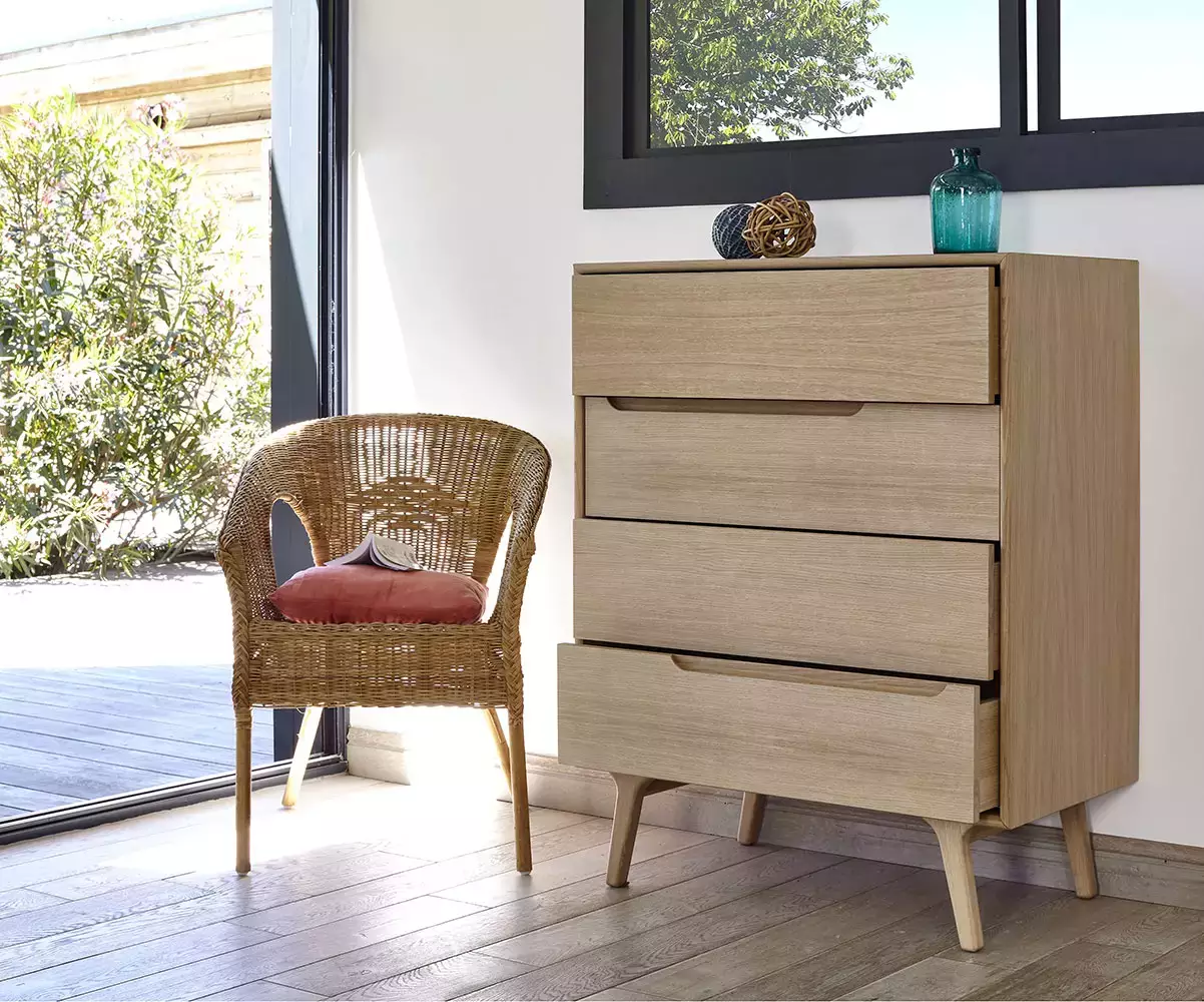 Commode Pallas avec 4 tiroirs Commode Pallas avec 4 tiroirs
