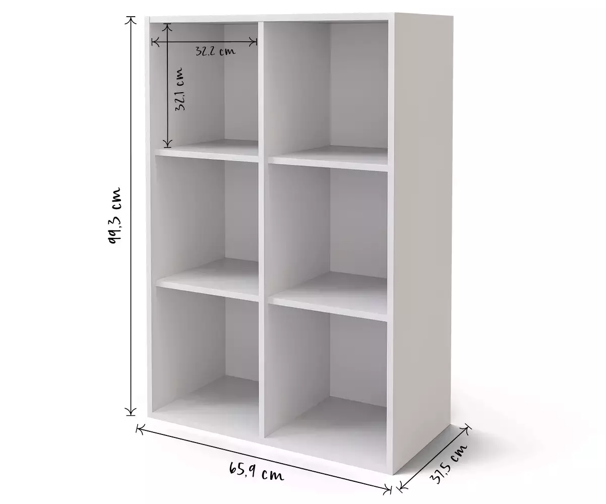 Dimensions Casier Caldéra 6 cases de rangement Dimensions Casier Caldéra 6 cases de rangement