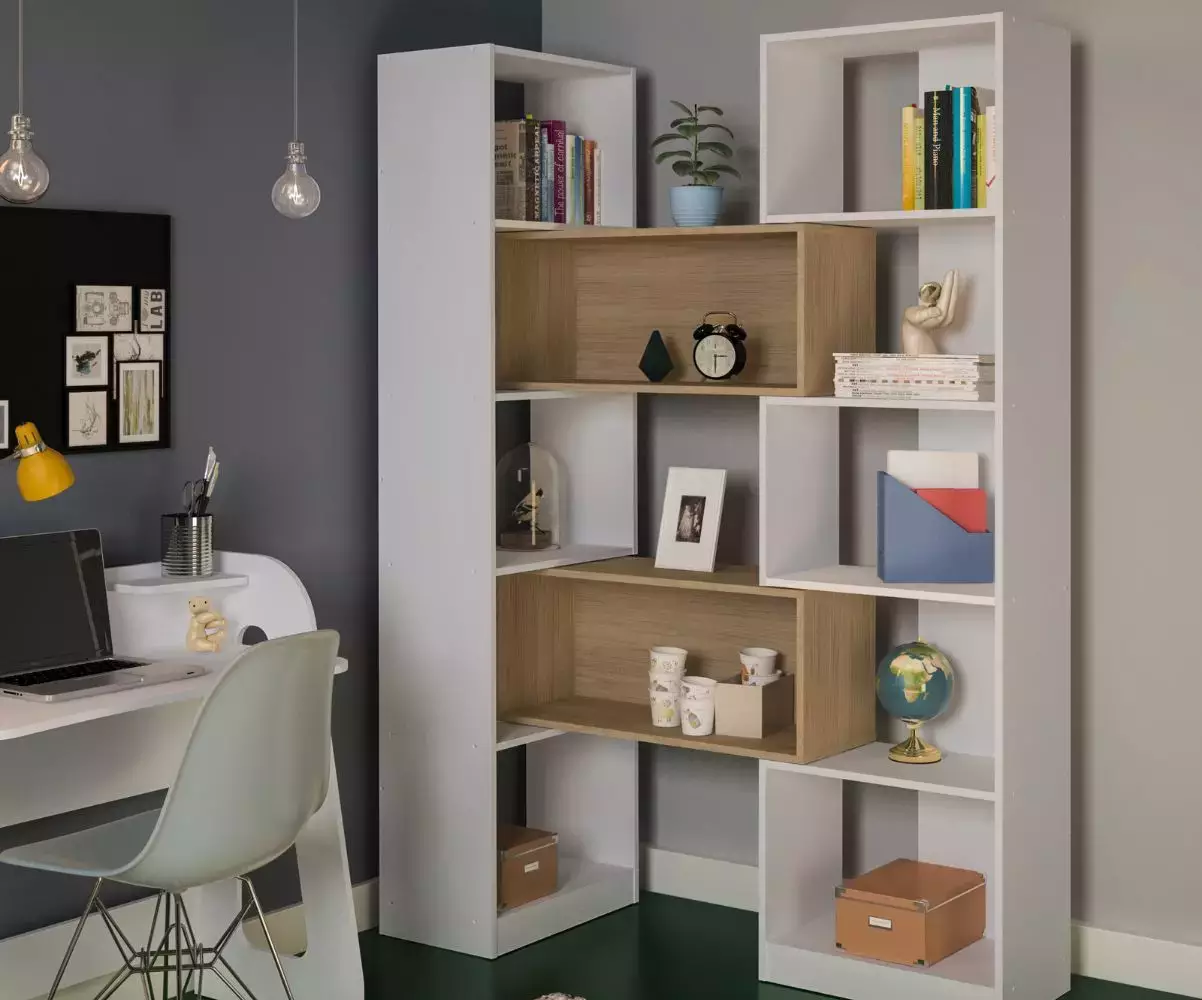 Etagere adulte Riano modulable en angle Etagere adulte Riano modulable en angle