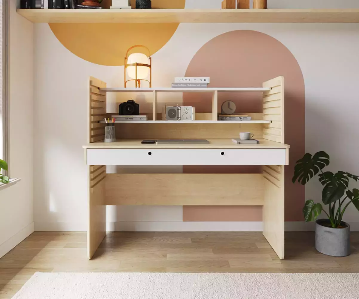 Bureau Duncan pour adulte vue de face Bureau Duncan pour adulte vue de face