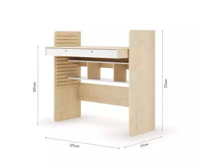 Dimensions bureau position haute