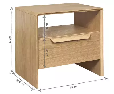 Dimensions chevet Barsac