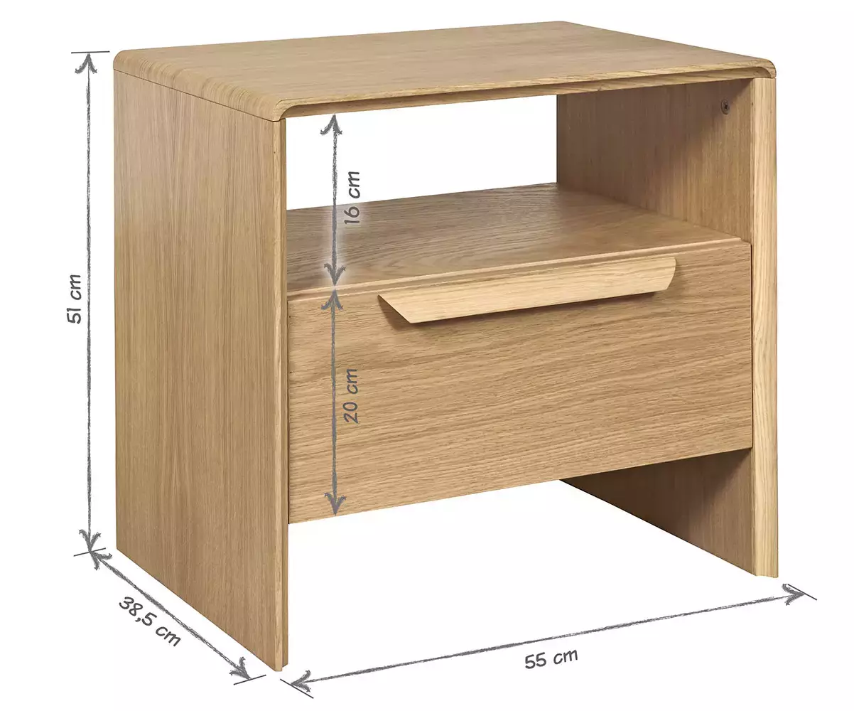 Dimensions chevet Barsac Dimensions chevet Barsac