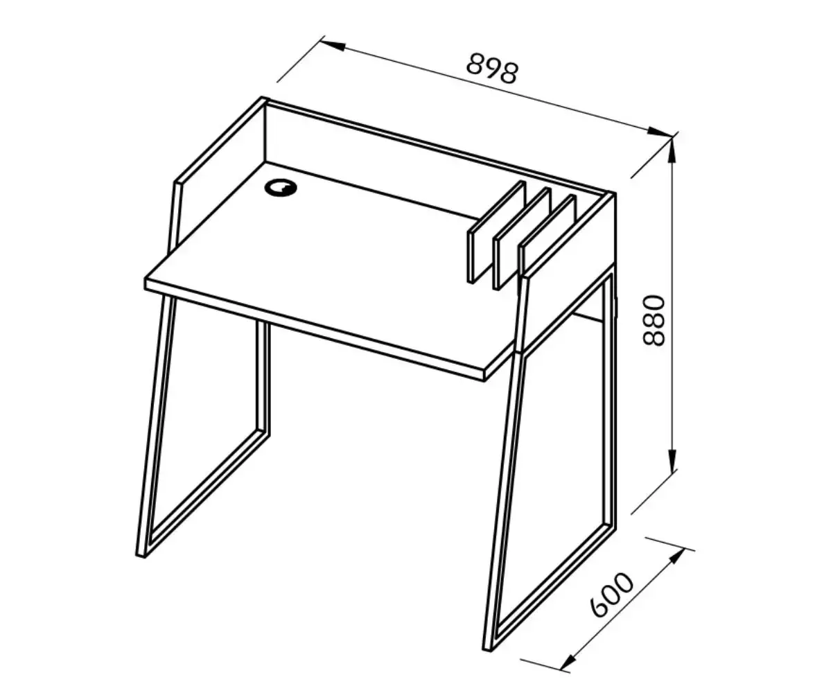 Dimensions du Bureau Luskan Dimensions du Bureau Luskan