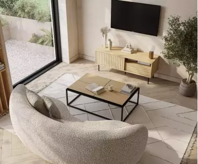 Table basse Douro est un plateau amovible