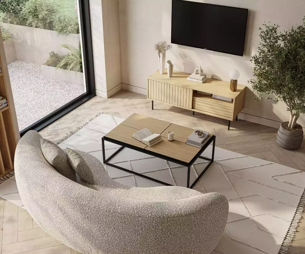 Table basse Douro est un plateau amovible Table basse Douro est un plateau amovible