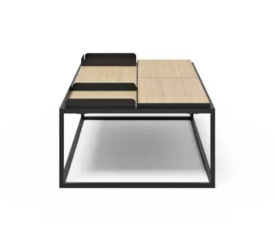 Table basse Douro mixte les styles moderne et rétro